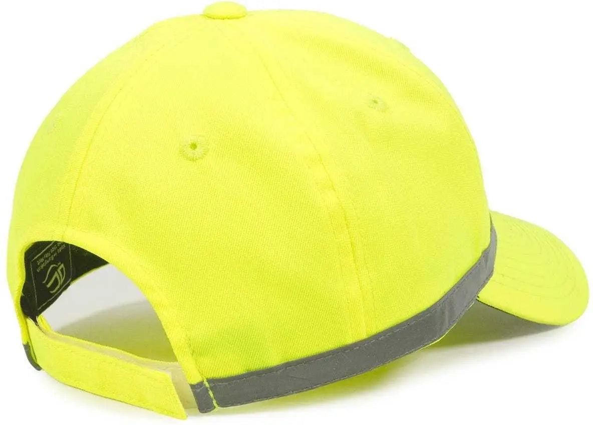 Oc Sports Ansi-100 Adjustable Cap - Safety Yellow - 6 7/8’’ - 7 1/2’’