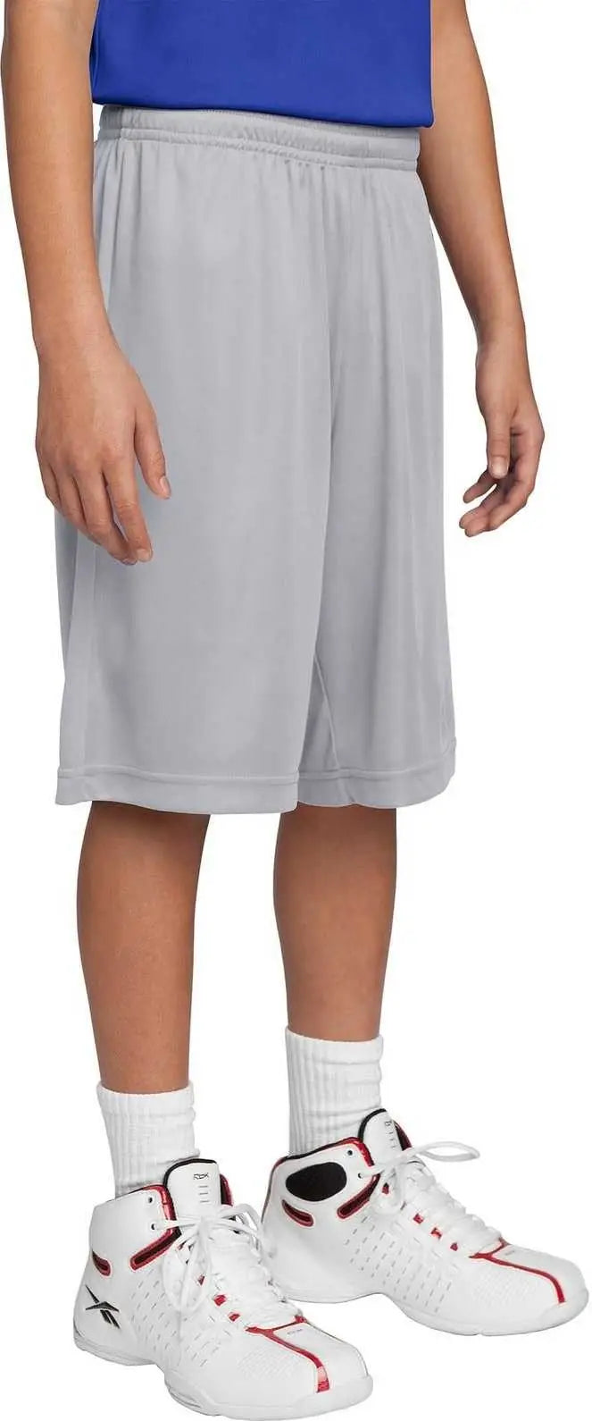 Sport-tek Yst355 Youth Posicharge Competitor Short - Silver