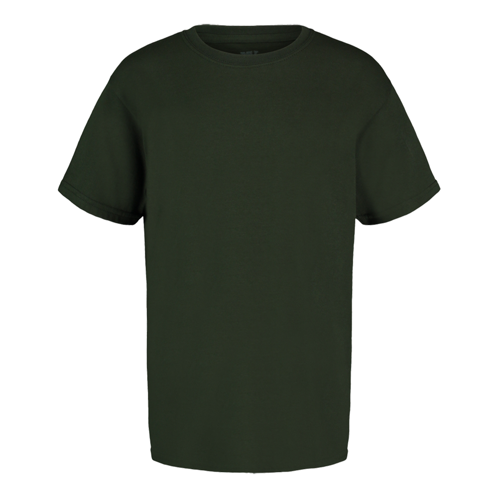 MV Sport 16108Y Youth Classic Tee - Forest Green - Front