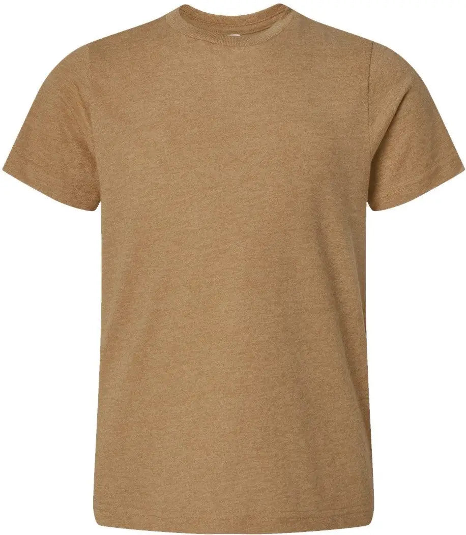 Lat 6101 Youth Fine Jersey Tee - Vintage Coyote Brown - Xs