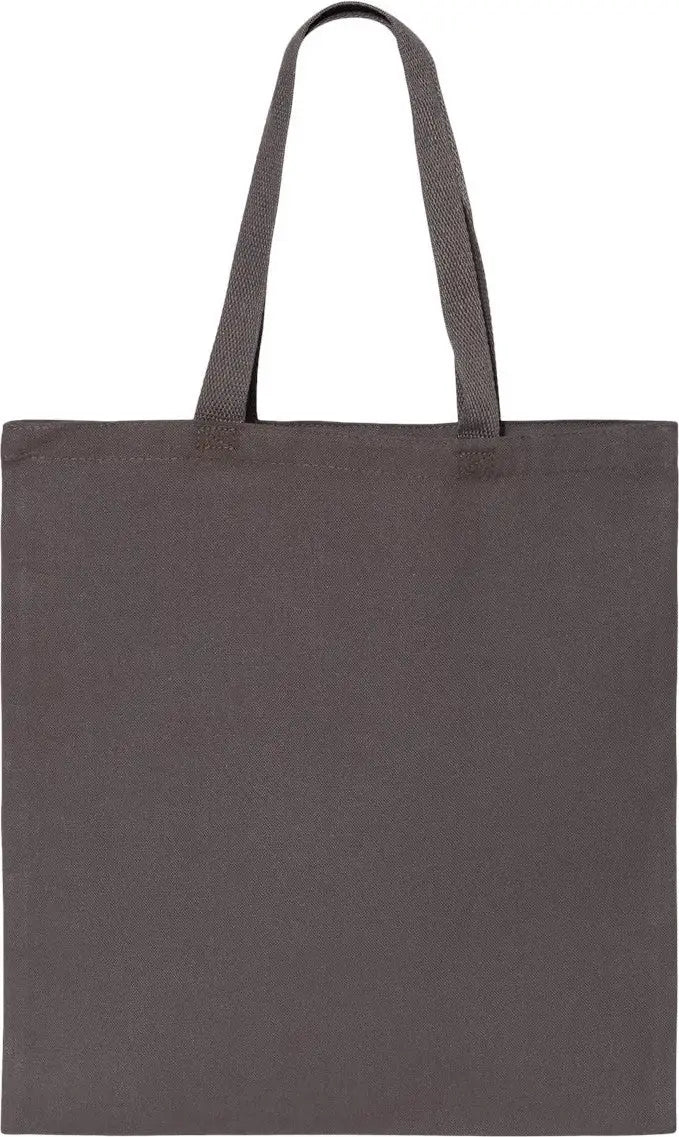 Q-tees Q800 Promotional Tote - Charcoal - Dark Gray / one Size Fits Most