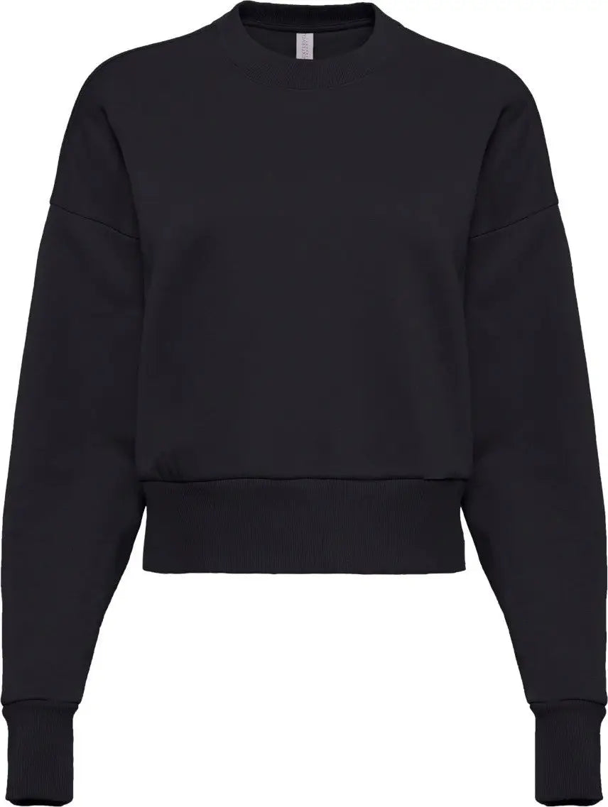 Next Level 9087 Women’s Heavyweight Sweatshirt - Black - Ladies Xs