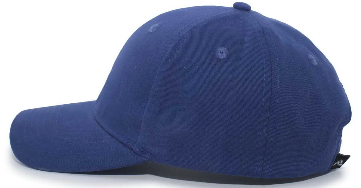 Pacific Headwear 101c Brushed Cotton Hook-and-loop Cap - Royal - 7’’ - 7 7/8’’