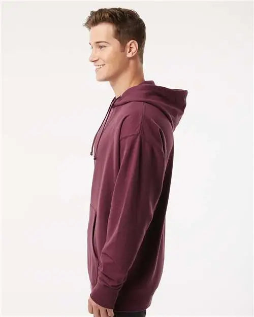 Independent Trading Co. Ss4500 Midweight Hooded Sweatshirt - Maroon