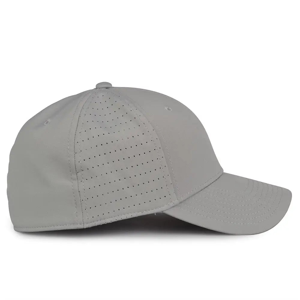 The Game Gb904 Precurved Perforated Gamechanger Cap - Gray