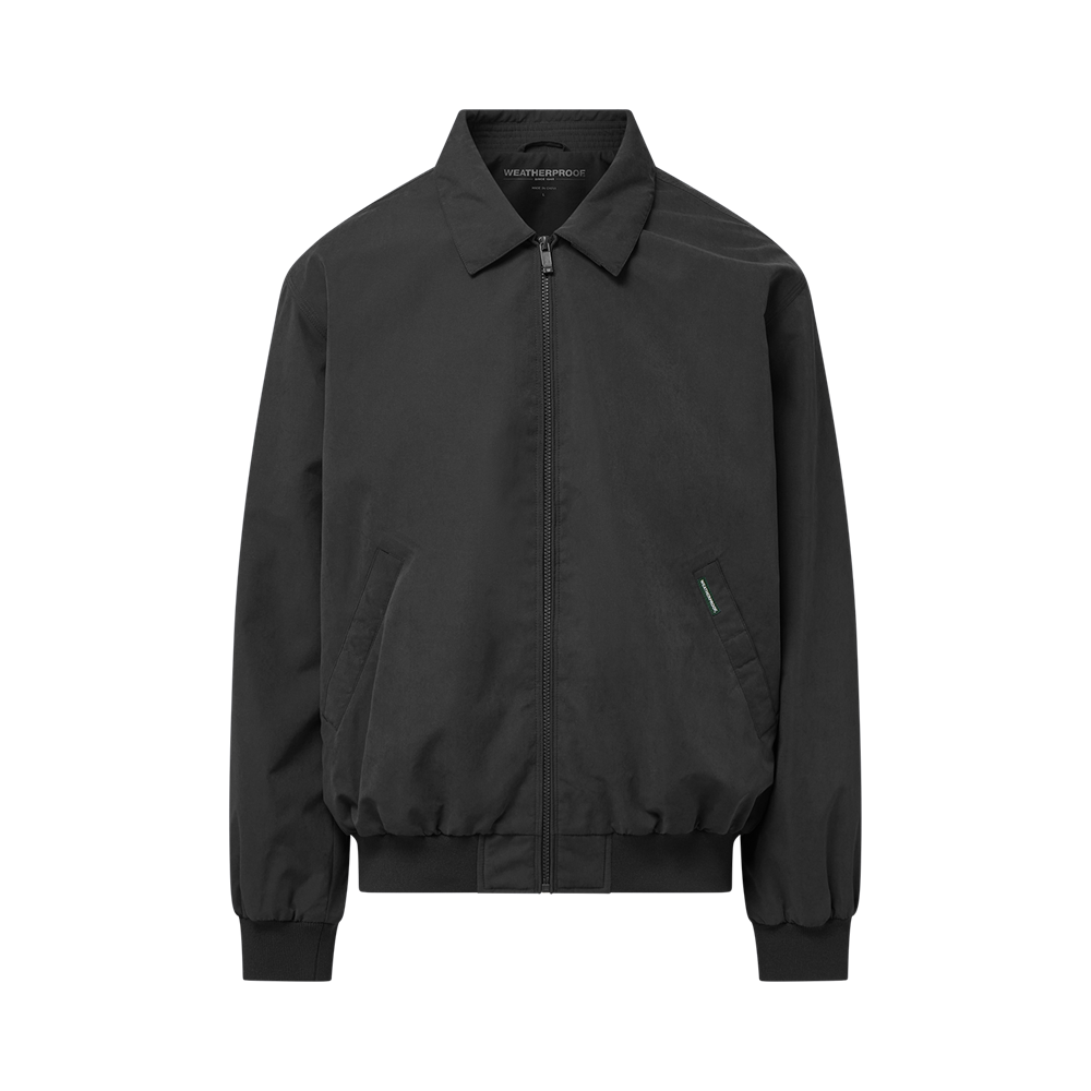 MV Sport 1610MV Weatherproof Microfiber Golf Jacket - Black Front