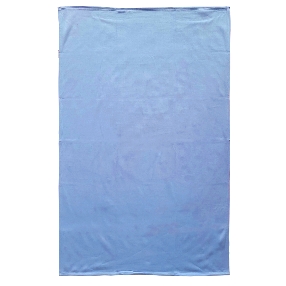 MV Sport 3300 Pro-Weave Sweatshirt Blanket - Columbia Blue Flat