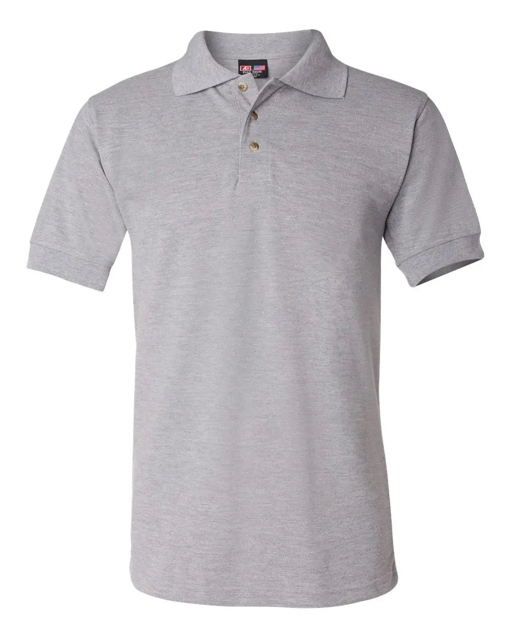 Bayside 1000 Usa-made Polo - Dark Ash - Gray / s