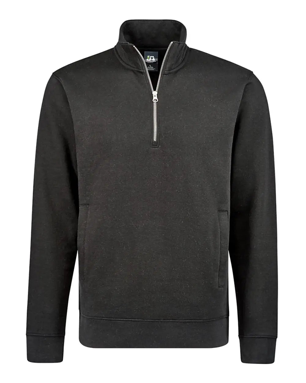 J. America 8722j Btb Fleece Quarter-zip Sweatshirt - 8722 - Black - Adult s