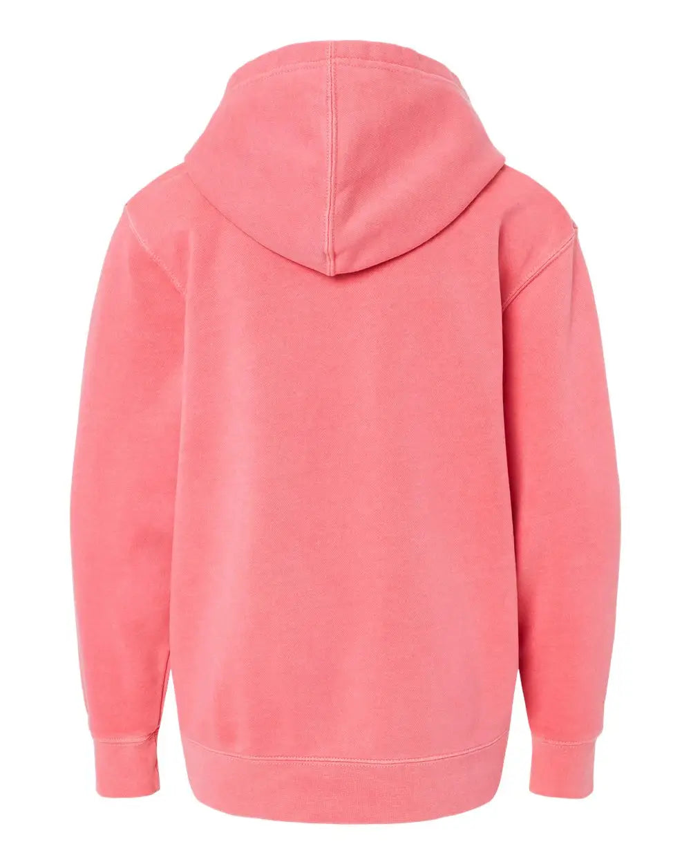 Independent Trading Co. Prm1500y Youth Midweight Pigment-dyed Hooded Sweatshirt - Pigment Pink - Xs