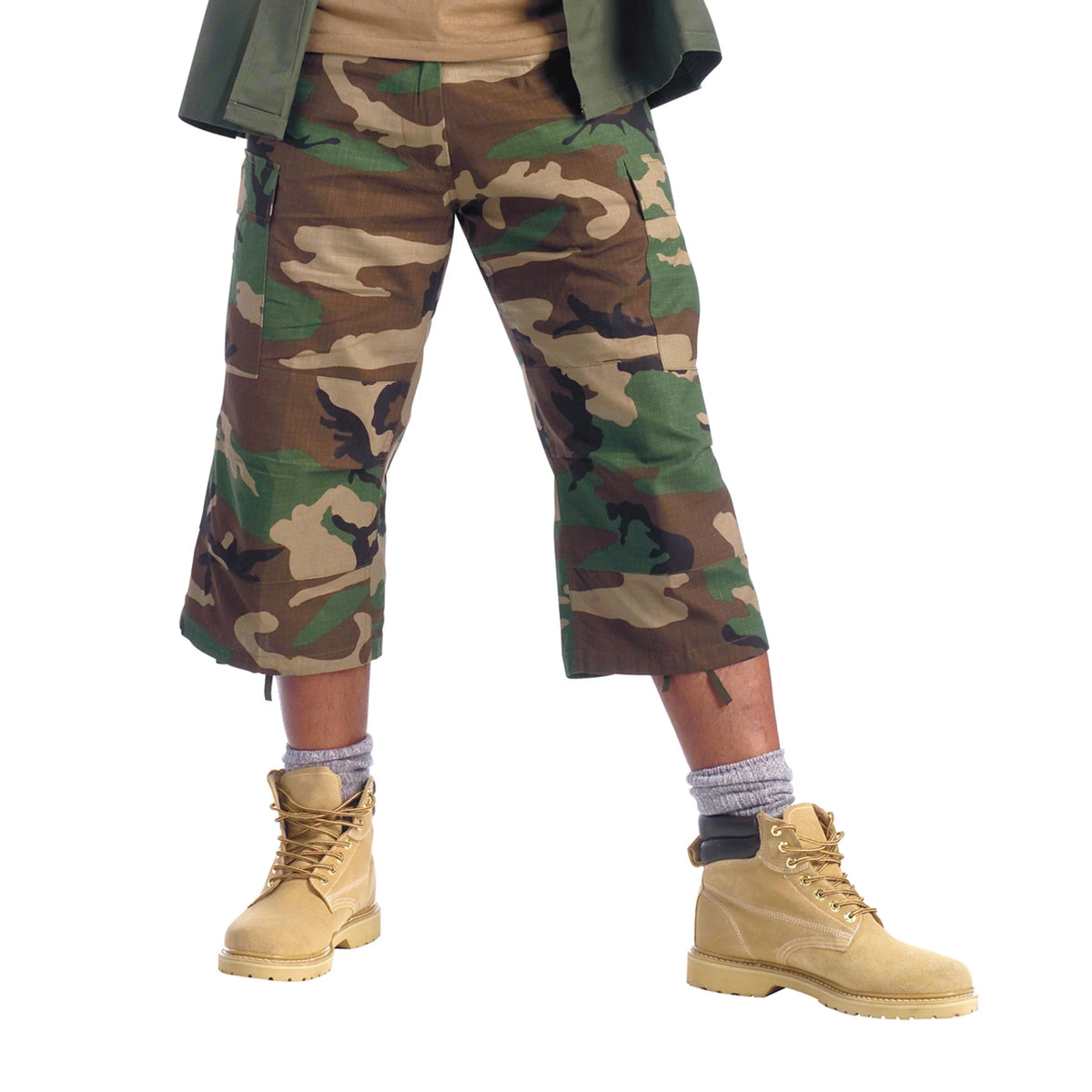 6-pocket Bdu 3/4 Pants