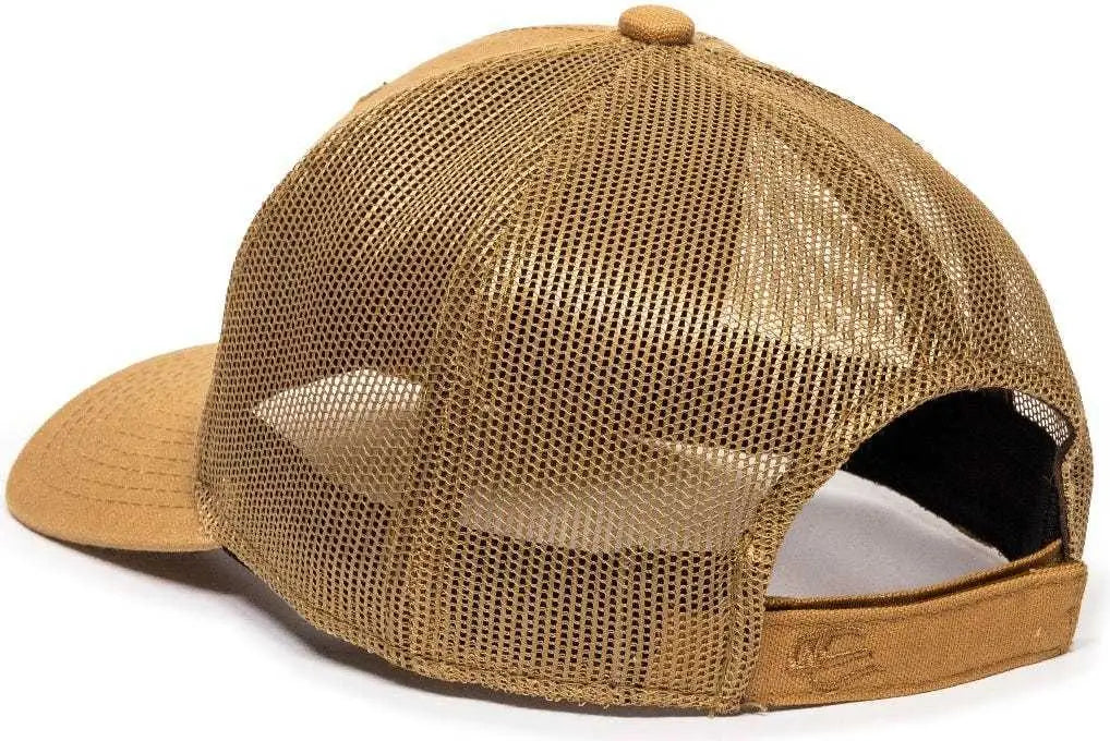 Oc Sports Duk-800m Adjustable Mesh Back Cap - Duk Brown - 6 7/8’’ - 7 1/2’’