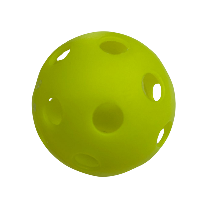 Easton Plastic 12" Training Balls (3pk) - Neon Yellow - HIT a Double - 3