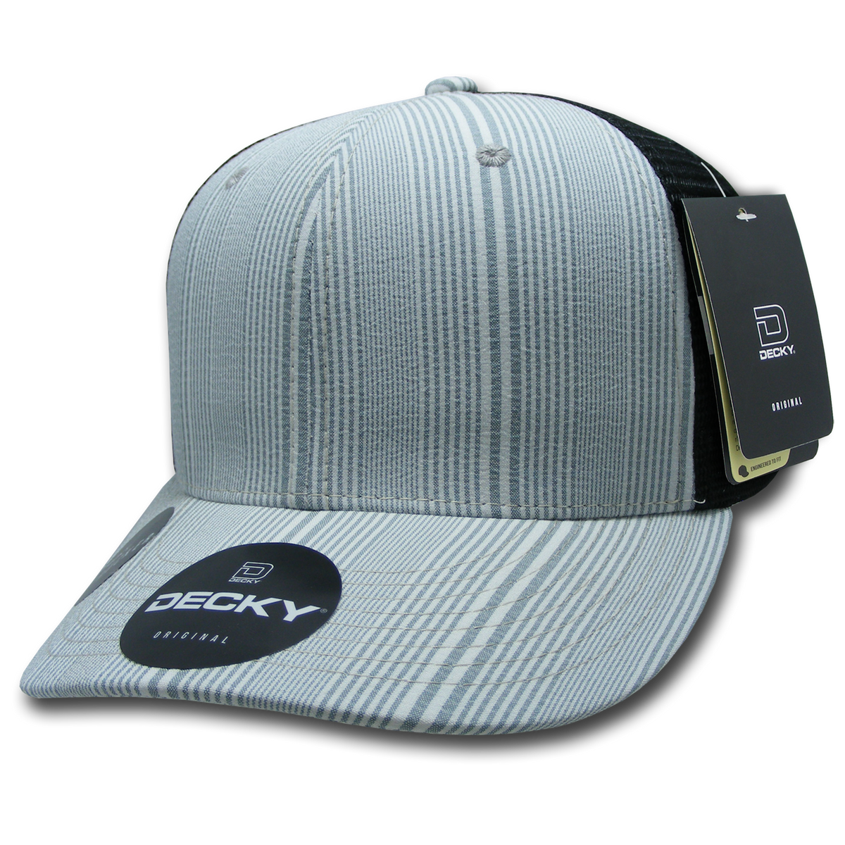 Decky 6018 M/C Plaid Cap - 131 Black