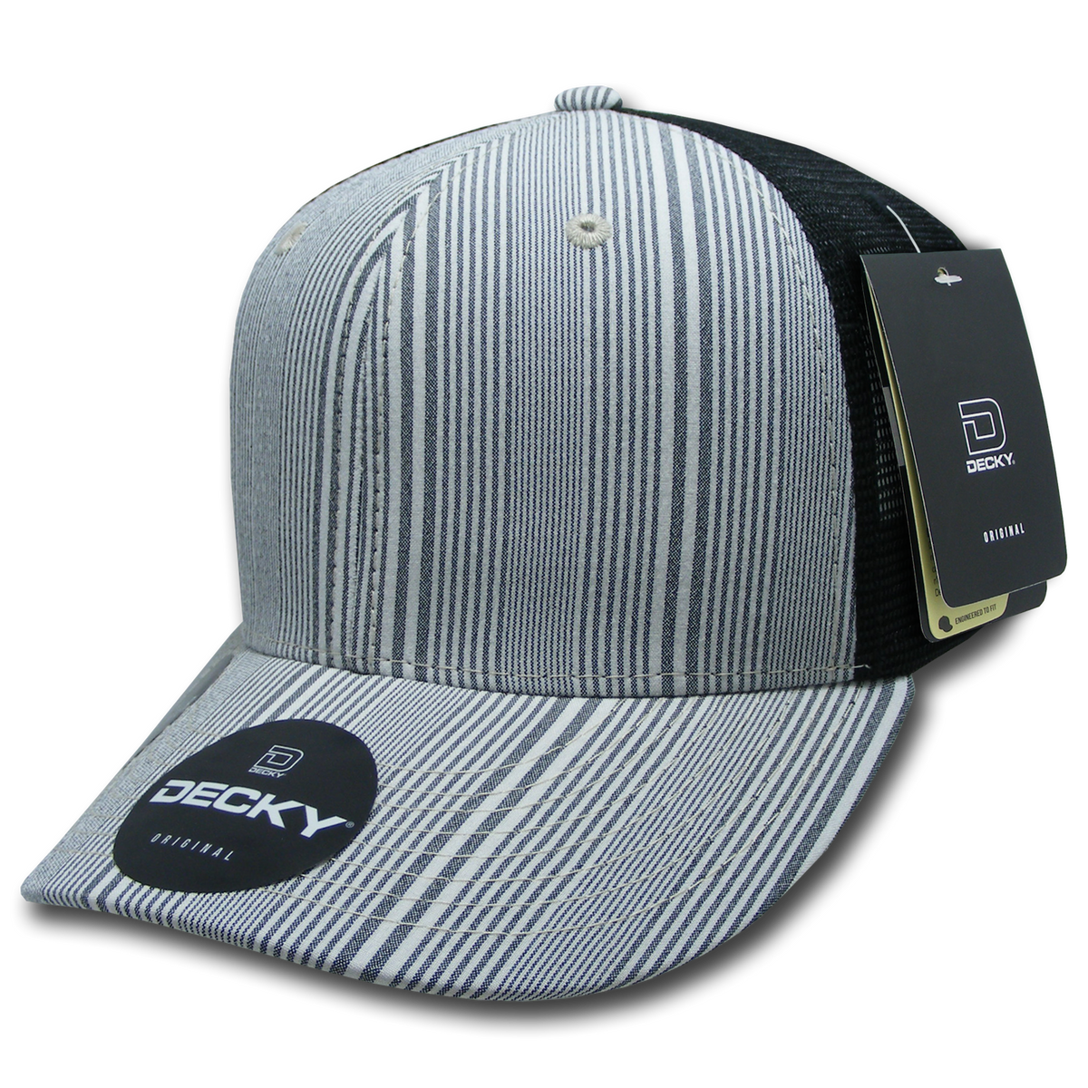 Decky 6018 M/C Plaid Cap - 132 Black
