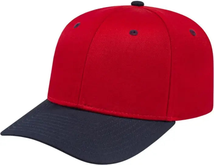Cap America I8505 Original Poly/cotton Snap Back - Red Navy - Youth