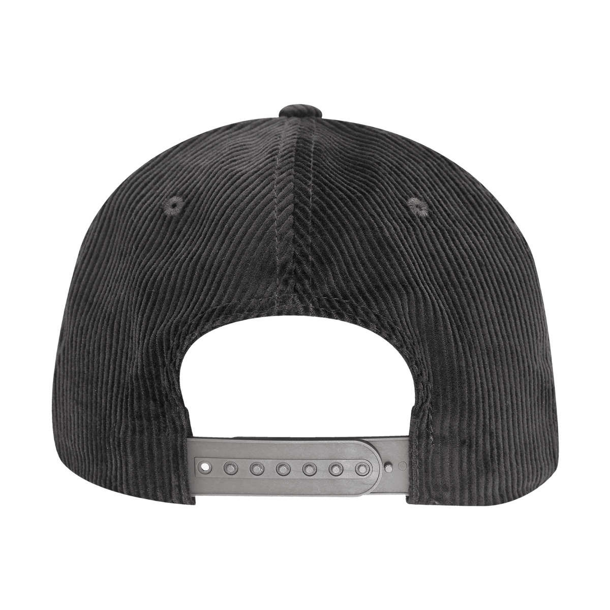 Decky 6043 5 Panel High Profile Relaxed Corduroy Rope Hat - Charcoal