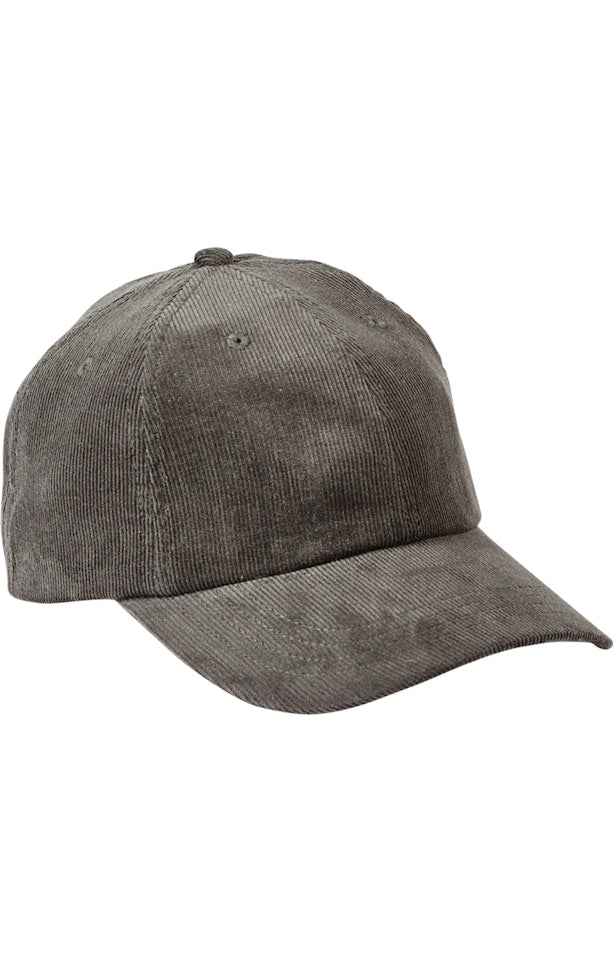 Big Accessories BA703 Corduroy Cap - Olive