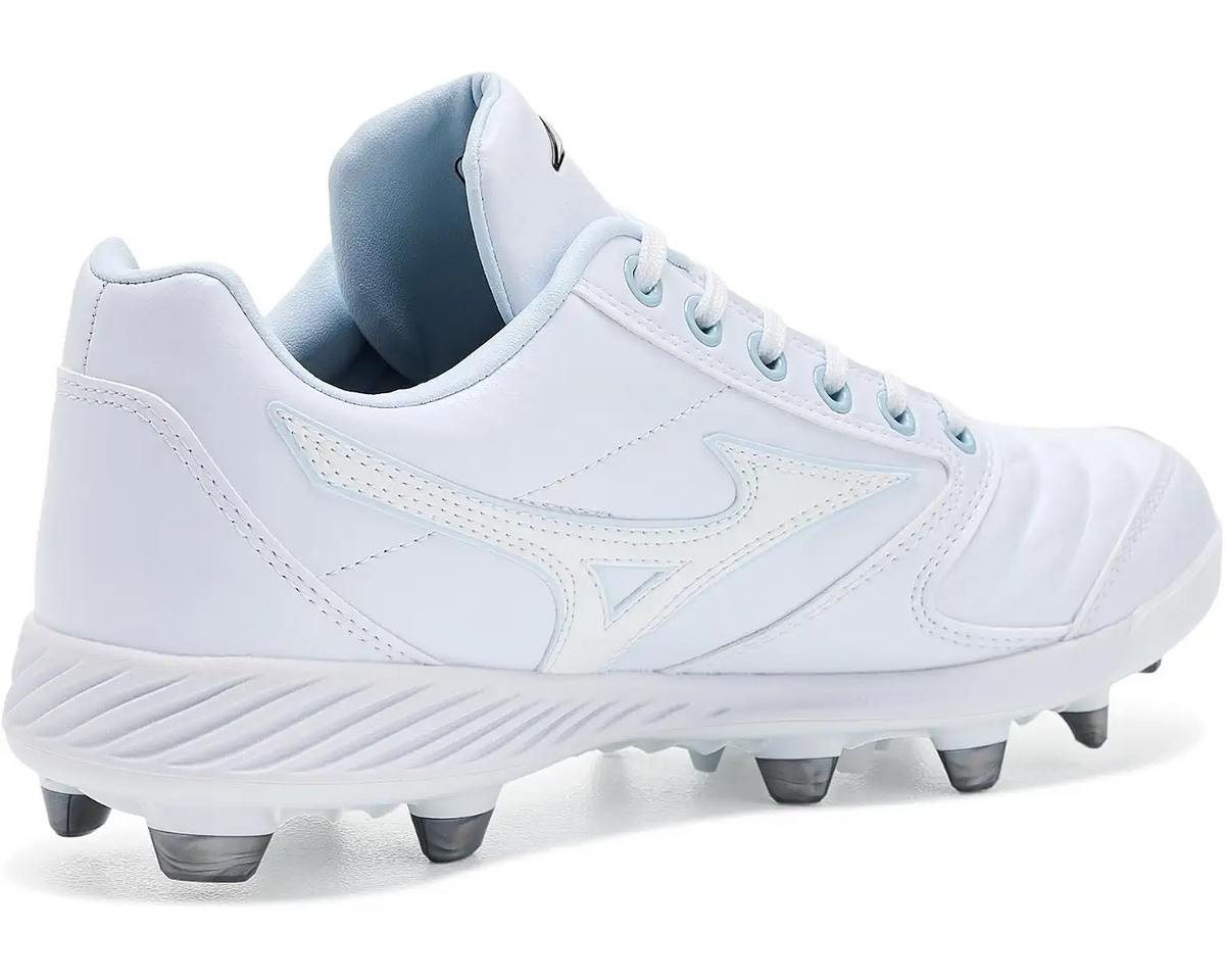 Mizuno 320723 Pro Select Fastpitch TPU Molded Cleat - White - HITaDoulbe - 3