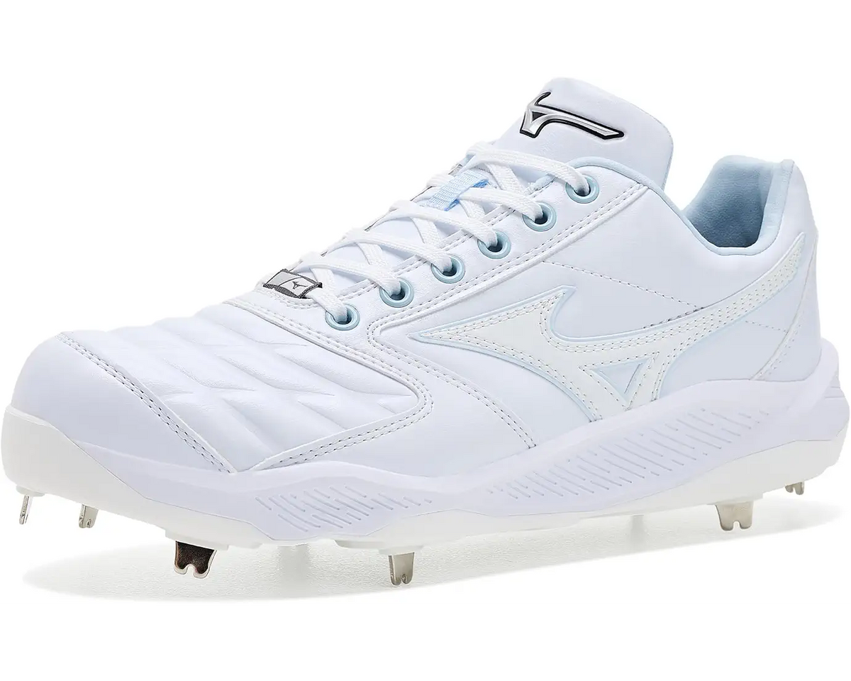 Mizuno 320720 Pro Select Fastpitch Metal Cleat - White - HITaDoulbe - 2