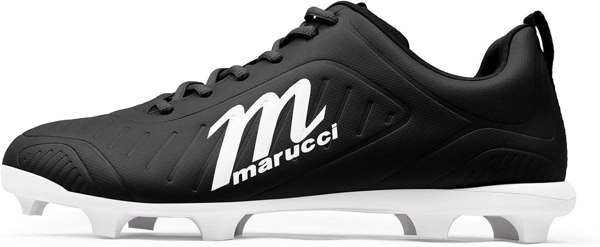 Marucci FLT Adult Molded Baseball Cleats MFWFLM - Black - HIT a Double - 1