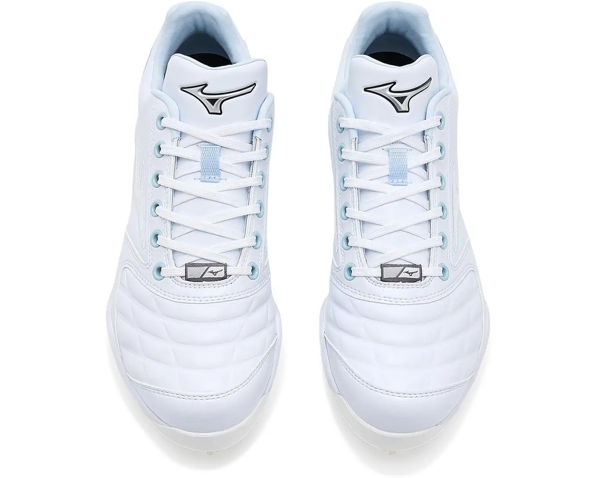 Mizuno 320720 Pro Select Fastpitch Metal Cleat - White - HITaDoulbe - 5