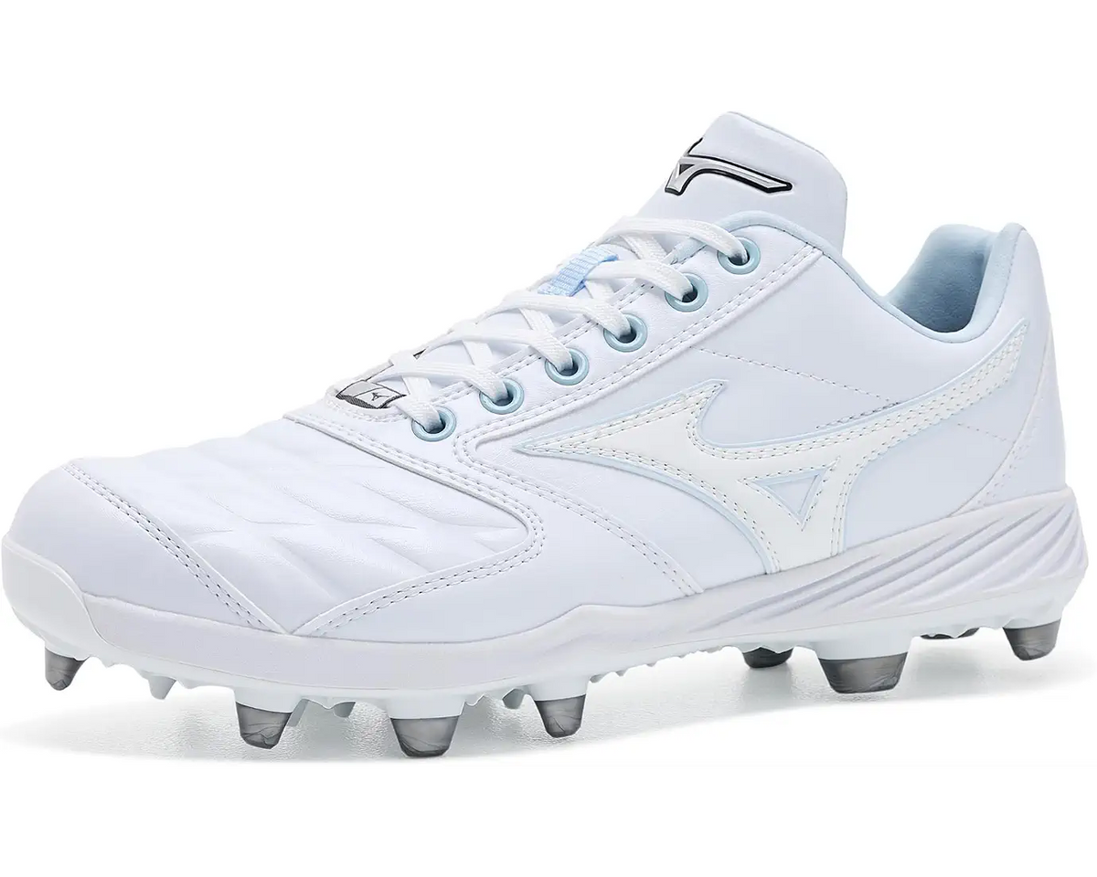 Mizuno 320723 Pro Select Fastpitch TPU Molded Cleat - White - HITaDoulbe - 2