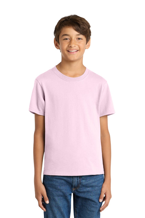 Port & Company PC54Y Port & Co Youth Core Cotton Tee - Cherry Blossom