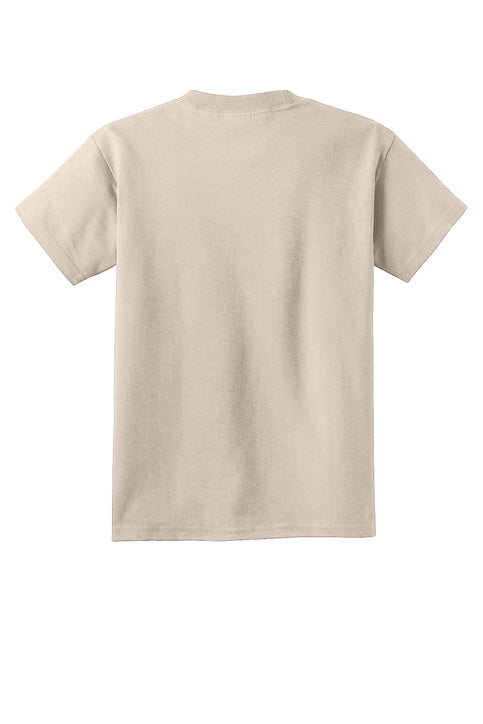 Port & Company PC54Y Port & Co Youth Core Cotton Tee - Light Sand