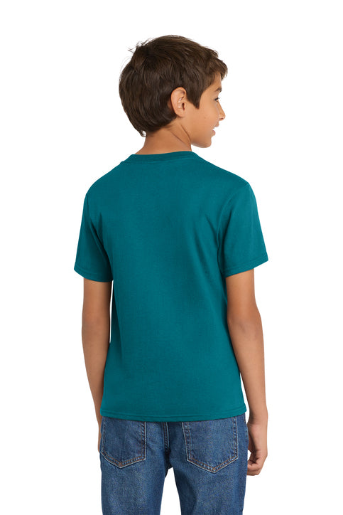 Port & Company PC54Y Port & Co Youth Core Cotton Tee - Teal