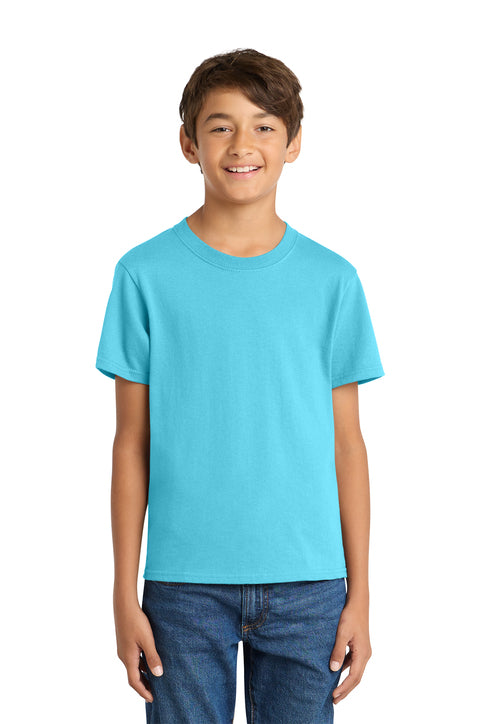 Port & Company PC54Y Port & Co Youth Core Cotton Tee - Tidal Wave