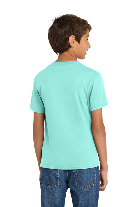 Port & Company PC54Y Port & Co Youth Core Cotton Tee - True Celadon