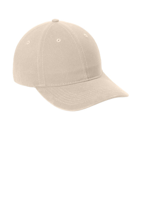 Port Authority CP77 Brushed Twill Low Profile Cap - Stone