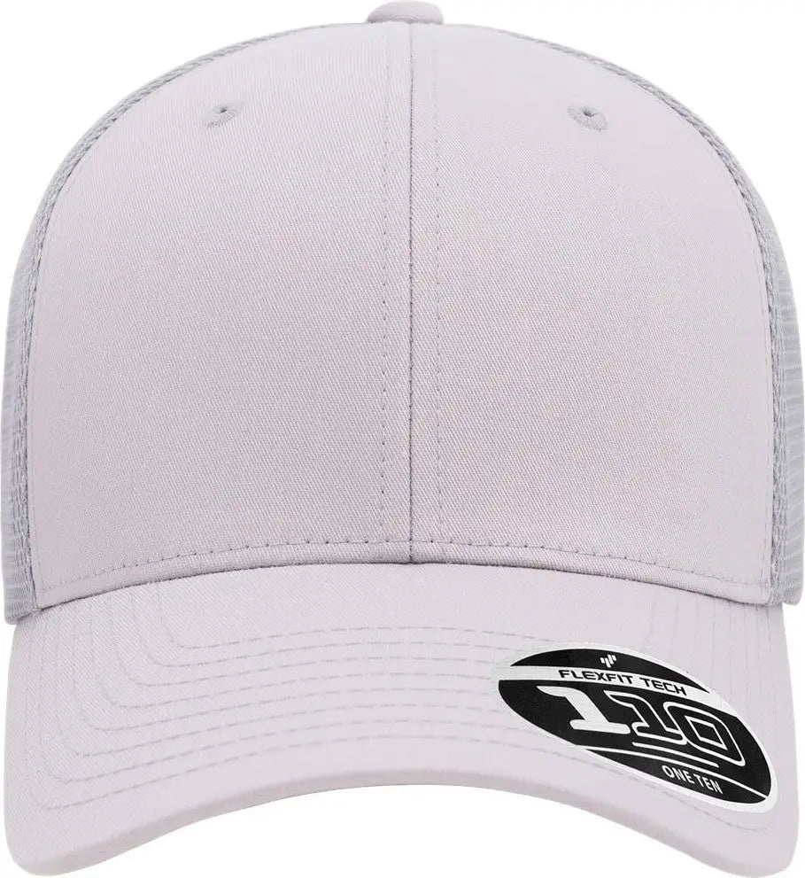 Flexfit 110m 110® Mesh-back Cap - Silver - Gray / one Size Fits Most