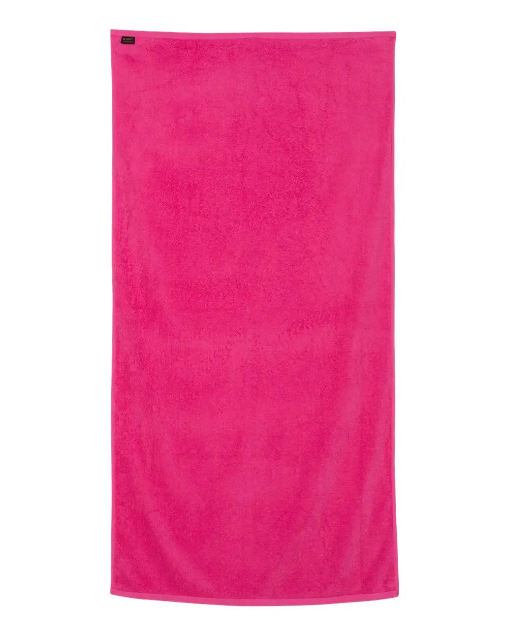 Q-tees Qv3060 Velour Beach Towel - Hot Pink - one Size Fits Most