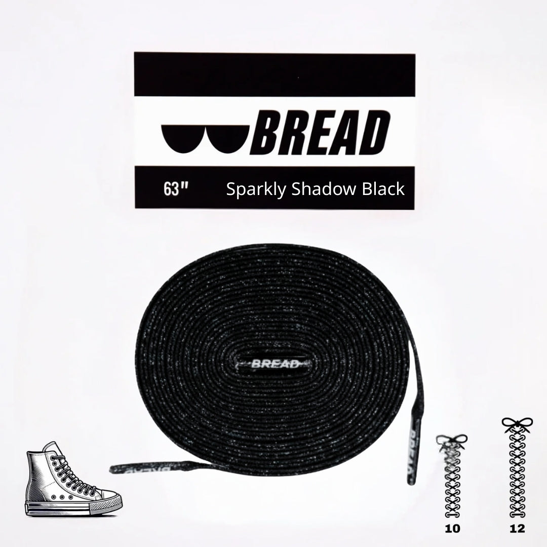 Bread Elastic Shoelace - Shadow Black