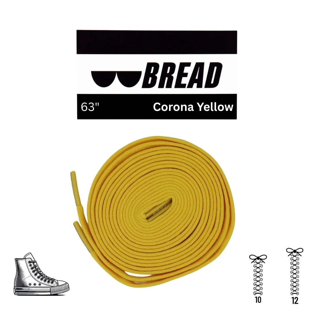 Bread Elastic Shoelace - Corona Yellow