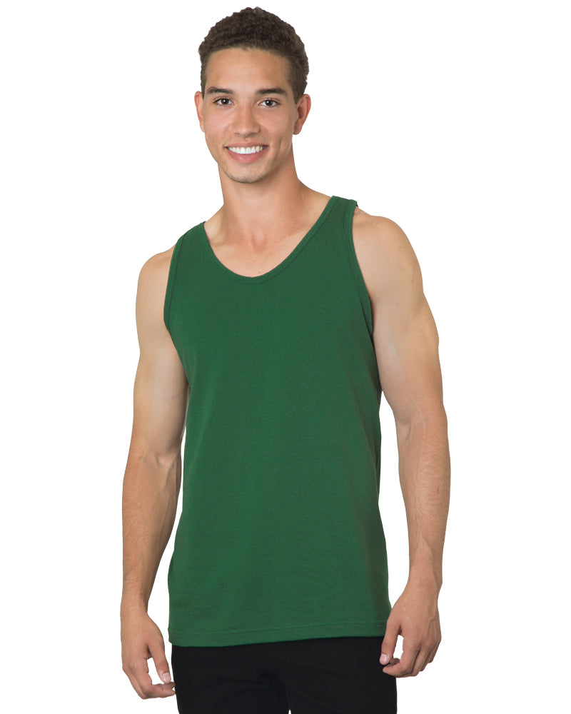 Bayside 6500B USA-Made Tank Top - 6500 - Forest Green