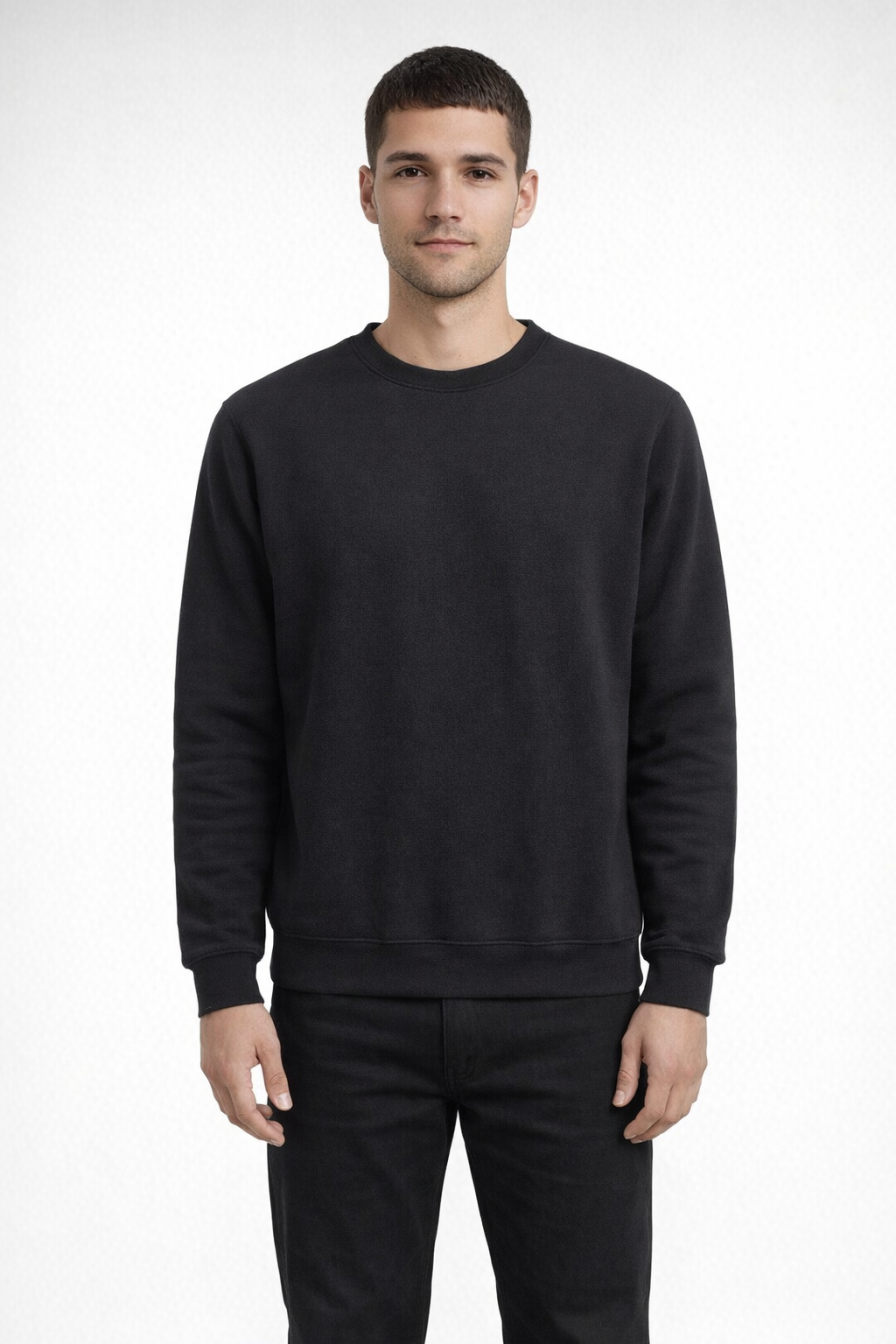 Black PRO-WEAVE CREWNECK  229