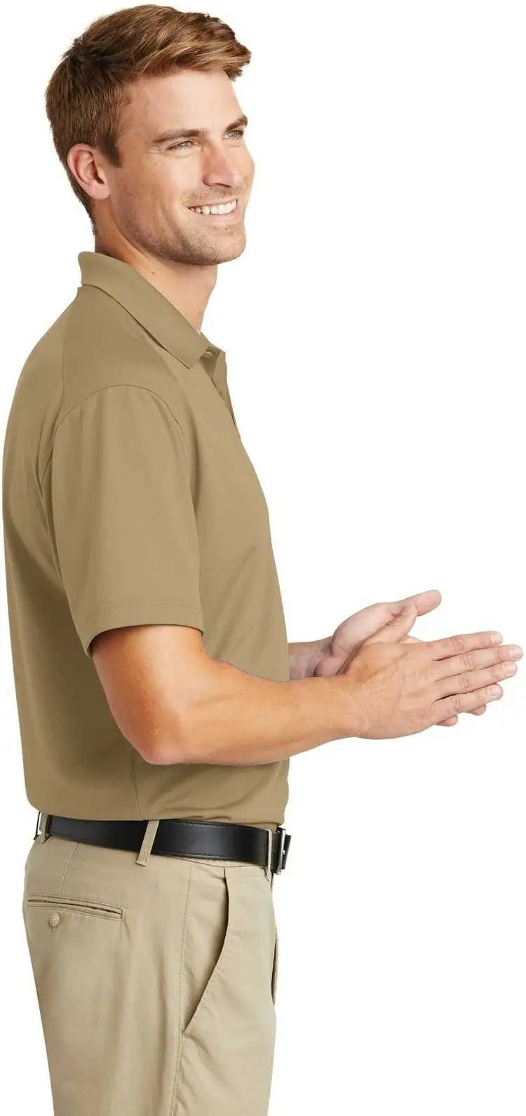 Cornerstone Cs418 Select Lightweight Snag-proof Polo - Tan