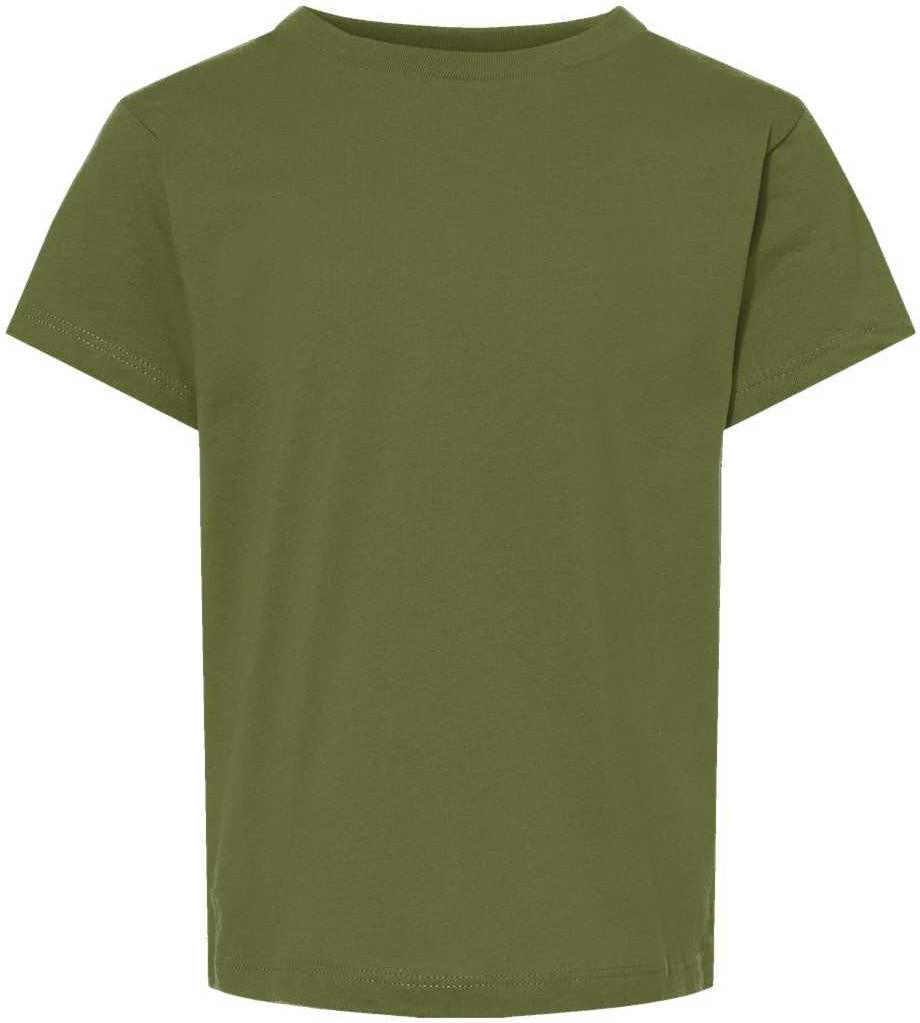 Bella + Canvas 3001T Toddler Jersey Tee - Olive - HIT a Double - 1