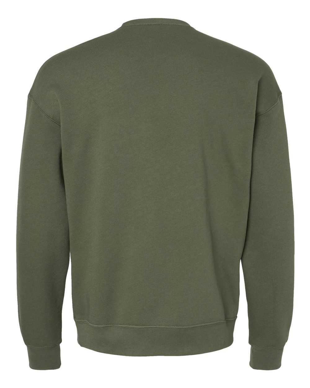 Bella + Canvas 3945 Unisex Drop Shoulder Fleece - Military Green - HIT a Double - 5