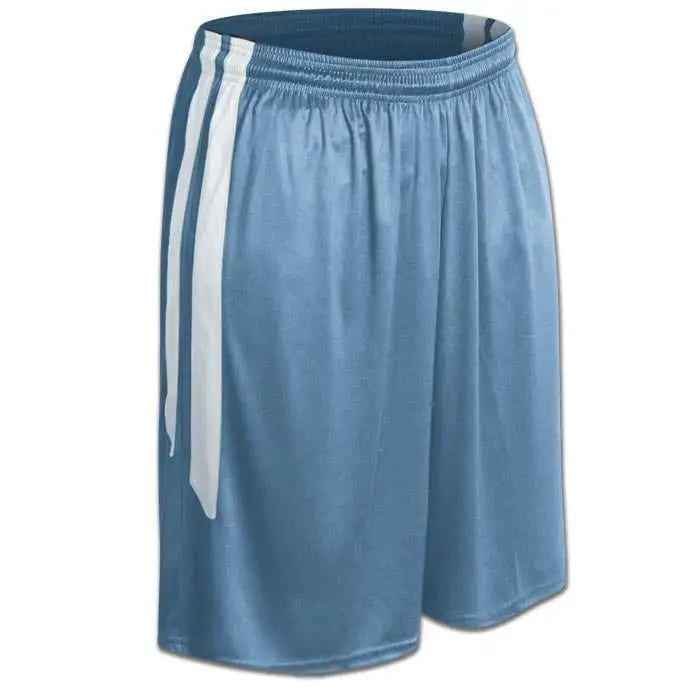 Champro Bbs9w Women’s Muscle Basketball Short - Light Blue White