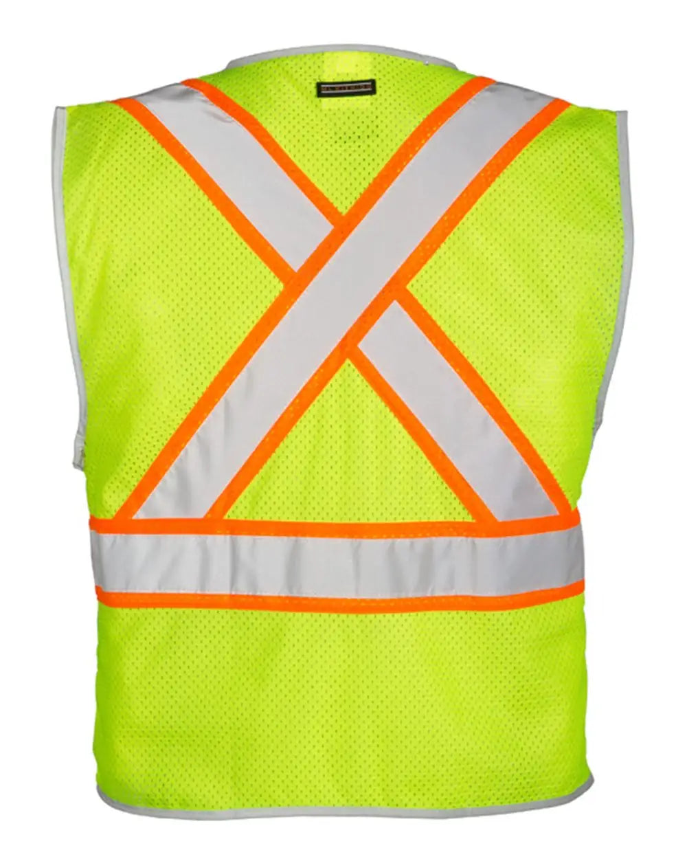 Kishigo 1576-1577 Premium Brilliant Series® x Back Dual Compliant Vest - Lime - S/m