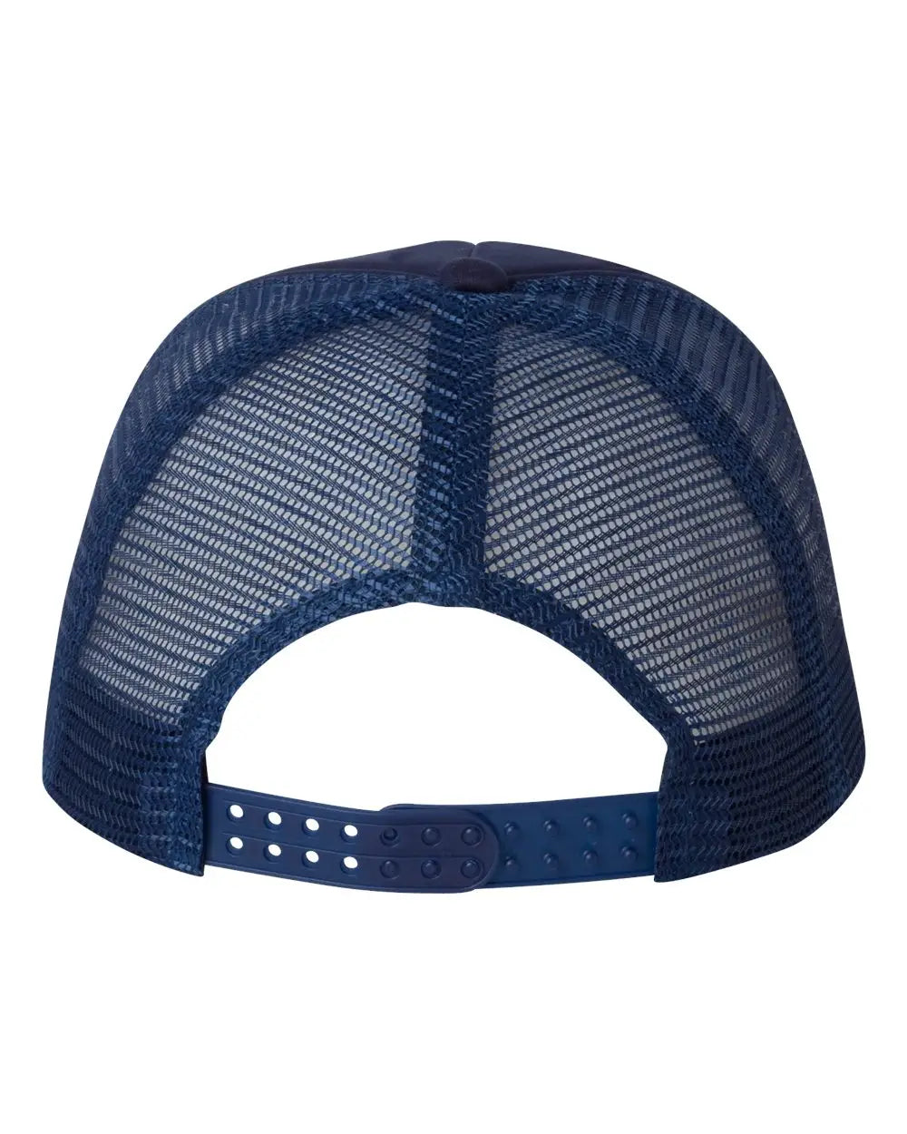 Valucap Vc700 Foam Mesh-back Trucker Cap - Navy - one Size Fits Most