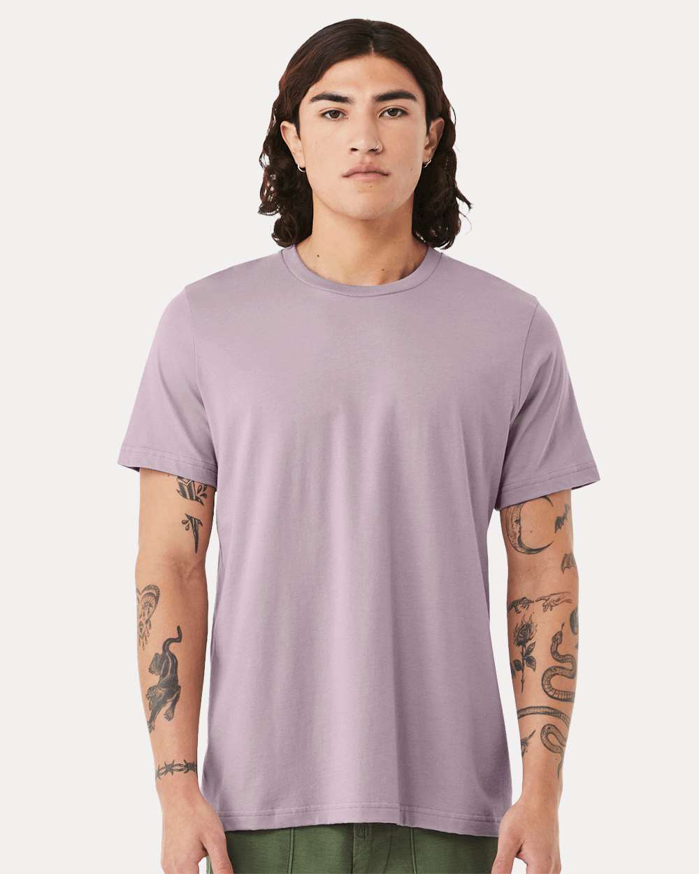 Bella + Canvas 3001 Jersey Tee - Light Violet - HIT a Double - 2