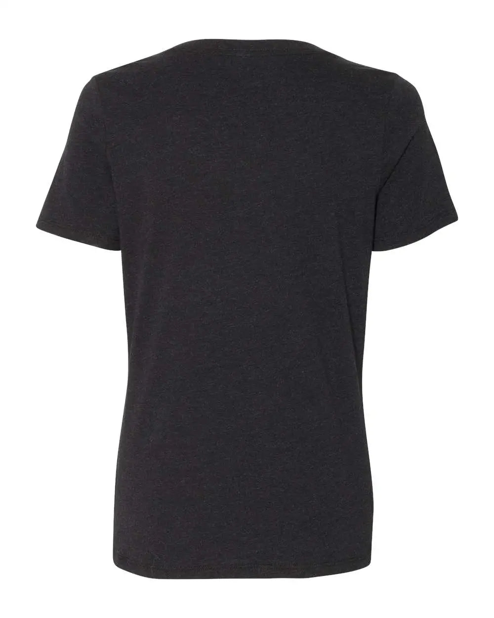 Bella + Canvas 6405cvc Women’s Relaxed Heather Cvc V-neck Tee - Black
