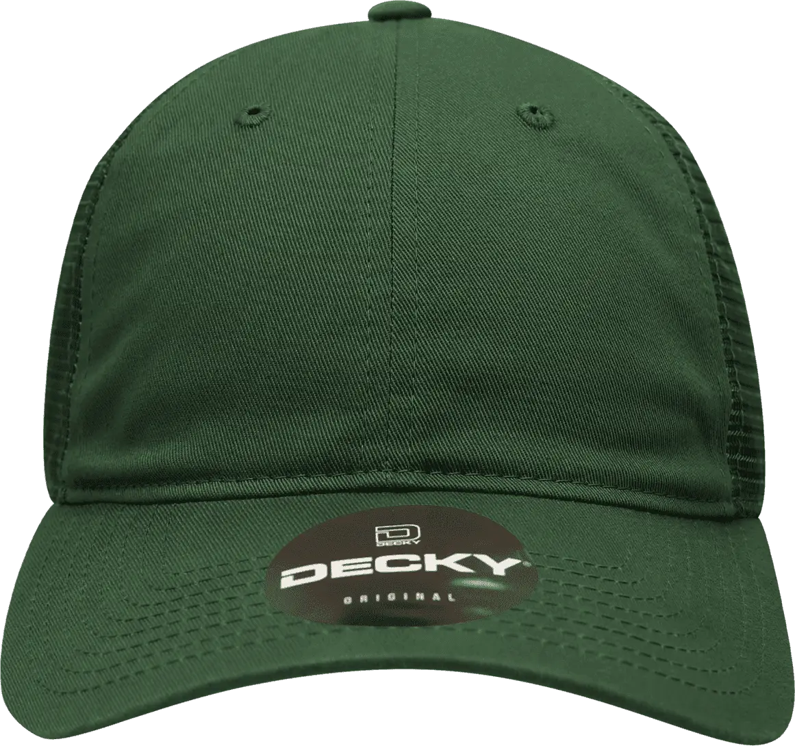 Decky 120 Relaxed Trucker Cap - Hunter - Forest / one Size Fits Most