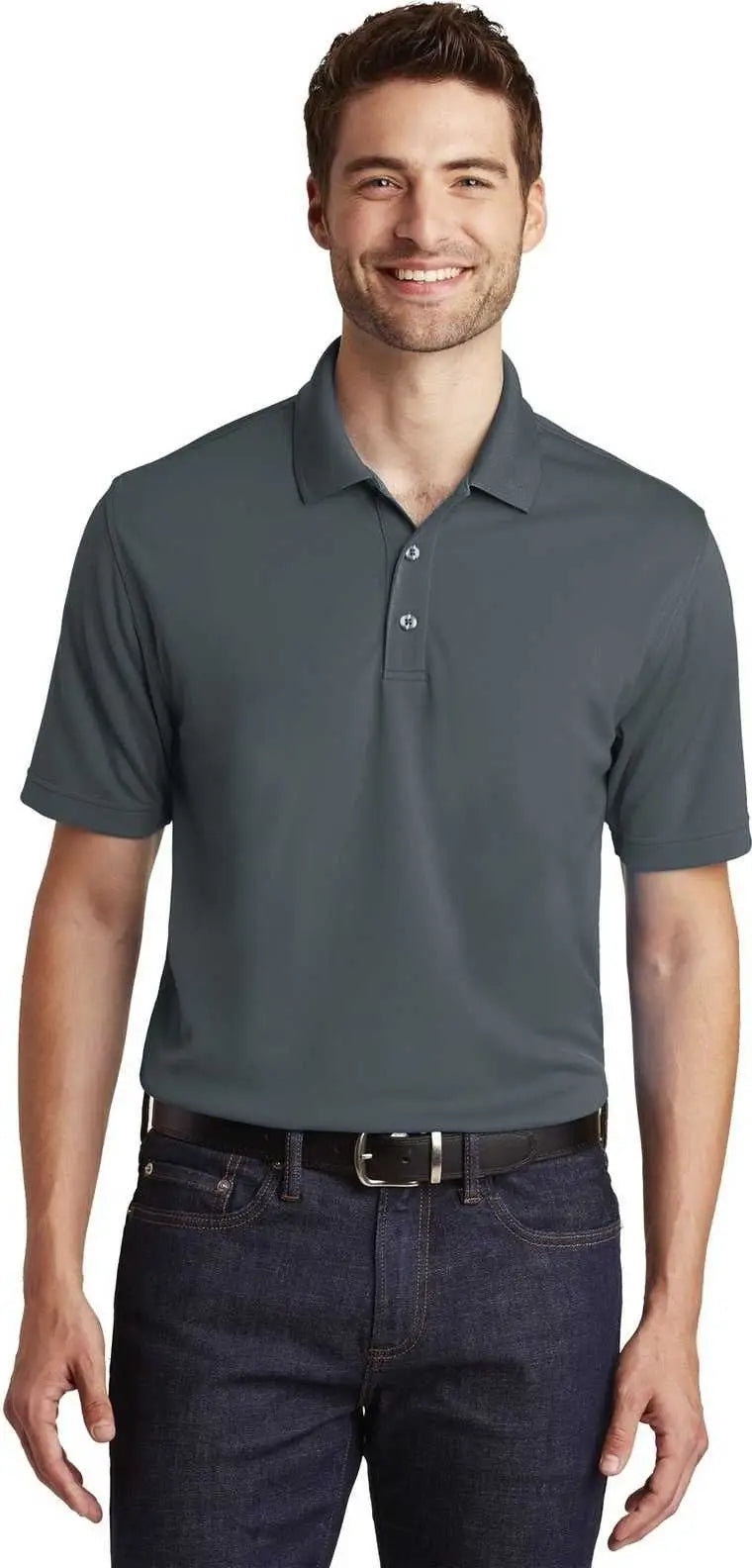 Port Authority K110 Dry Zone Uv Micro-mesh Polo - Graphite