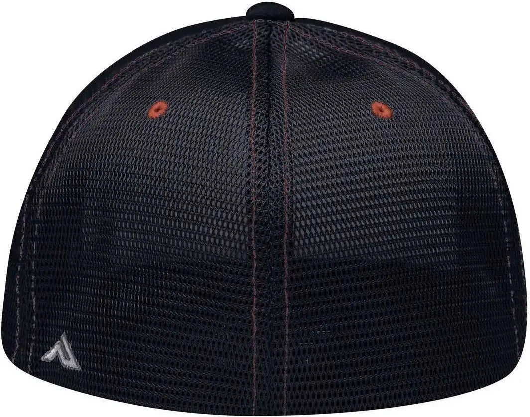 Pacific Headwear Es341 Premium M2 Performance Trucker Flexfit Cap - Red Navy